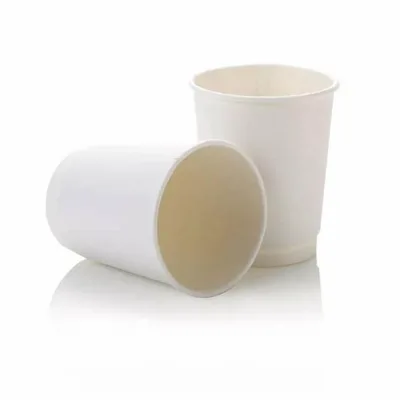 8 oz Disposable Eco-Friendly White Single Wall Coffee Cup with Custom Logo Takeaway Hot Coffee Paper Cup