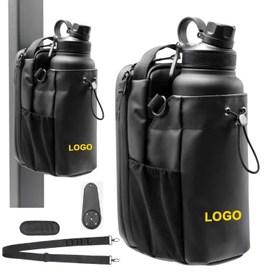 Custom Magnetic Gym Bag Waterproof Sling Bag Large Capacity Kettle Cup Magnetic Bottle Bag for Men Women