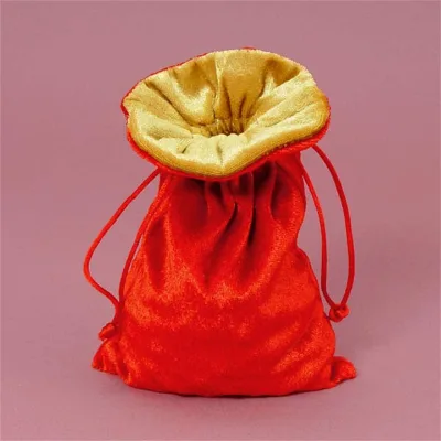 Custom Recyclable Velvet Pouch Jewelry Packaging Drawstring Bag for Rings Necklaces Watch & Glasses for Jewelry