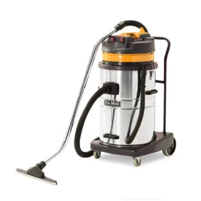 Yellow Color Powerful Suction Large Capacity Stainless Steel tank Wet and Dry Vacuum Cleaner for Hotel Shop Home Gym Room