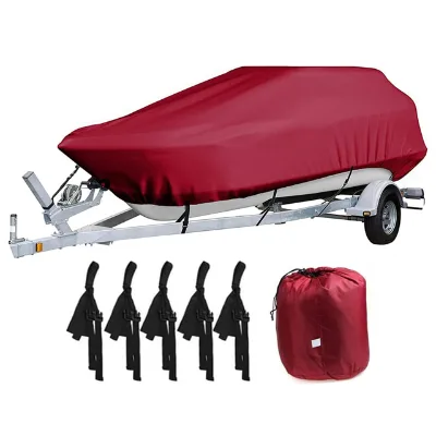 High Quality Waterproof Oxford 600D 210D Full Size Trailerable Center Yacht Boat Cover