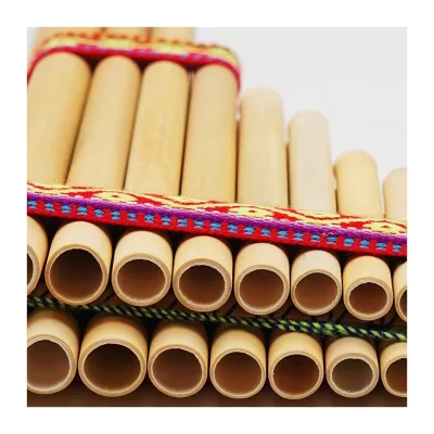 JELO GWS-PF 23 Pipes Professional Woodwind Bamboo Panpipes Syrinx Big Size Accessory Instrument Made of Wood