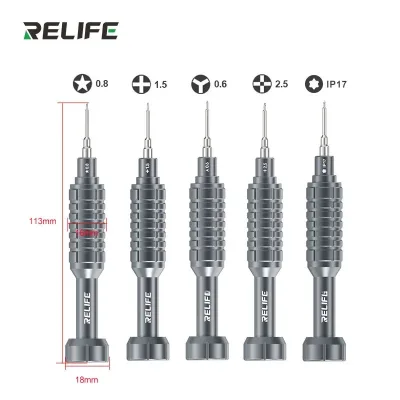 RELIFE RL-730A Steel Cannon King Classic Series Screwdriver Set Aluminum Alloy Noise-Reducing Bearing Disassembly Screwdriver