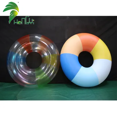 Transparent Material Swimming Ring Underarm Ring Inflatable Swimming Supplies Adult PVC Thickened Swimming Ring