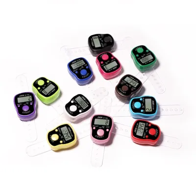 1030 Handheld Mechanical Number Click Counter 12 Colors 5 Digital Lcd Hand Tally Counter Clickers Resettable Lap Finger Counter