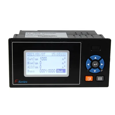 Totalizing Intelligent Flow Totalizer Digital Counter for Fluid Plastic Material OEM Customizable