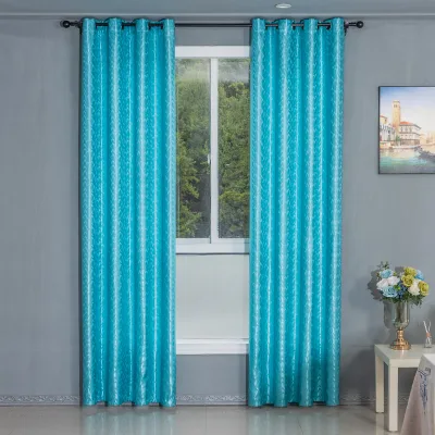 Modern Thermal Insulated Blackout Floral Sheneyron Curtains for Bedroom/Living Room Hotels Woven Medium Weight 100%