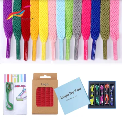 Flat Shoelaces for Sneakers 37 Colors Fabric Shoe Laces White Black Shoe Lace Boot Laces for Shoes Classic Soft Shoestrings