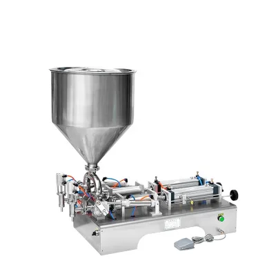 Semi-Automatic Sauce Paste Filling Machine for Ketchup Chili Sauce Jam Food Industry Bottle