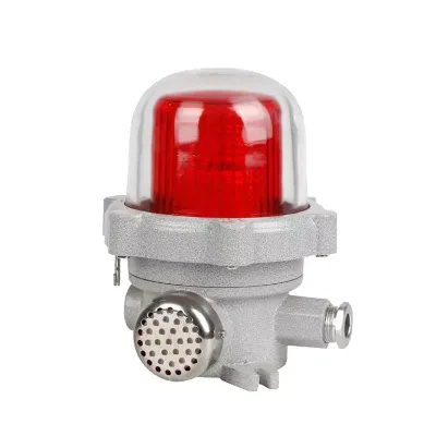 5~30W Dc Led Rotating Explosion Proof Warning Lights Customized Color Strobe Beacon With Electronic Sounders