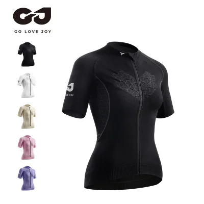 2024 for QXF02 Customized Fashion Cycling Uniforms New Design Lightweight Breathable Eco-Friendly Cycling Wear Sunscreen