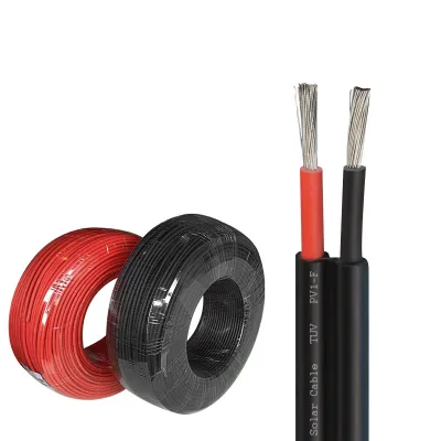JUNXIANG H1Z2Z2-k Tuv 1500V 1000V 2 Core 4mm2 6mm2 2.5mm2 Twin Core IEC62930 Solar PV DC Solar Cable Wire