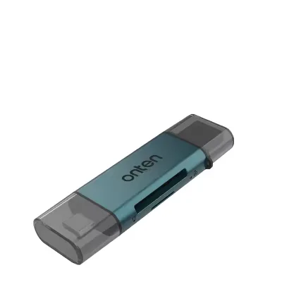 Portable 2-in-1 USB-C USB-A SD 2.0 TF 2.0 Card Reader Magnetic Feature Wholesale OTG CF Card Use Including SD External