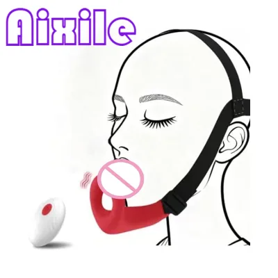 Adjustable Headband Penis Vibrator Oral Sex Toy Clitoral Nipple Stimulation Strap on Vibrating Cock Ring Adult Sex Toy for Women