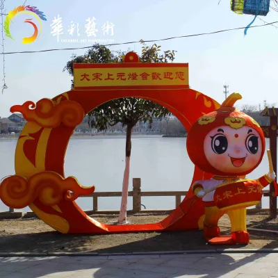 Wholesale Large-Scale Lantern Installations for Festive Occasions Halloween Christmas Easter Thanksgiving Chinese New Year