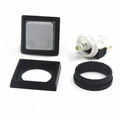 Arcade Game Machine Push Button,Square Game Machine Switch Spare Parts