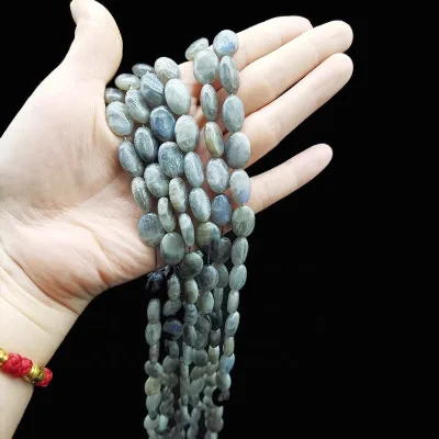 Wholesale 4-20mm Natural Labradorite Gemstone Beads Irregular Gemstone Beads Loose Natural Pebble Rough Beads for Jewelry Making