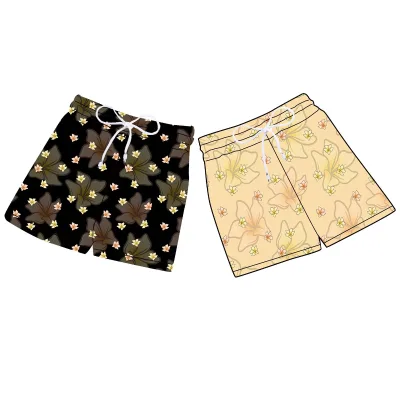Custom Factory Babys Printing Loose Fitting Swimwear Kids Rope Mesh Crotch Shorts Boys Swimming Trunks