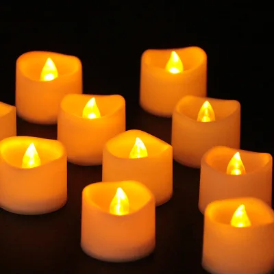 Real Floating Wax Electric Modern Dancing LED Taper Candle Flameless LED Candles With Moving Flame Safety Electronic Candle