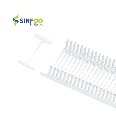 Custom 15mm Nylon C Mould Garment Clothing Tag Pins Barbs for Clothes
