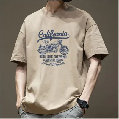 Men's T-shirt Reusable Knitted Fitness Solid Color New Arrival High Quality Eco-friendly Men's T-shirt