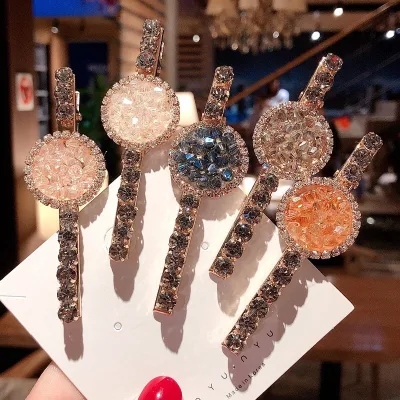 Korean Hair Clips Girls Crystal Hair Clips Fashion Hair Accessories Women