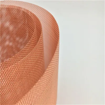 Copper Woven Fabric for Radiation Shielding Composed of Durable Copper Wire