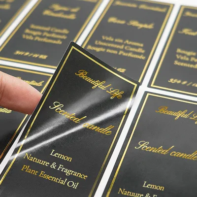 Thank You Adhesive Sticker Seal Label for Small Business Packaging Wine & Beverage Use Customizable Size Decoration