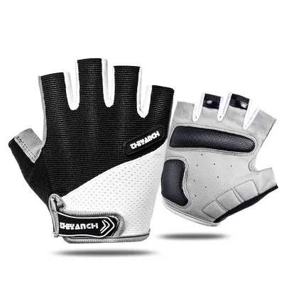 Sports gloves men and women outdoor mountain bike half finger anti-skid gloves shockproof fitness cycling gloves men