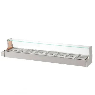 Stainless Steel New IS-TZR1200 Food Warmer Counter High Quality Restaurant Equipment Can Be Customized