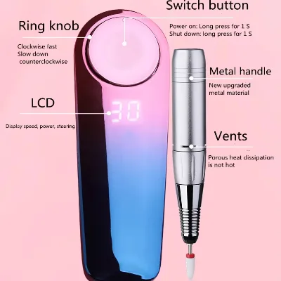 High Quality Nail Drill Lightweight Design Comfortable for Extended Use for Professional Nail Technicians Alike