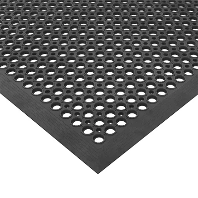Rubber Hotel Anti slip Door Floor Mat for Toilet with Holes