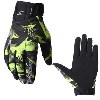 Touchscreen Capability MTB Gloves Functional Quick Drying Mountain Bike Gloves Stretchable Bicycle Gloves