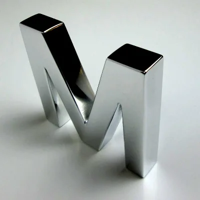 Custom Metal Letters for Wall Design Stainless Steel 3D Shop Metal Letter