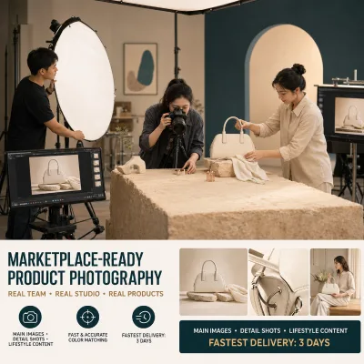 16 Years Ecommerce Photographer,creativity,photo Listing,ebay,website,A+,video,bag,box,tshirt,product Photography Service