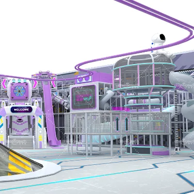Dream Catch Custom Commercial Electric High Kid Indoor Playground Equipment Zip Line