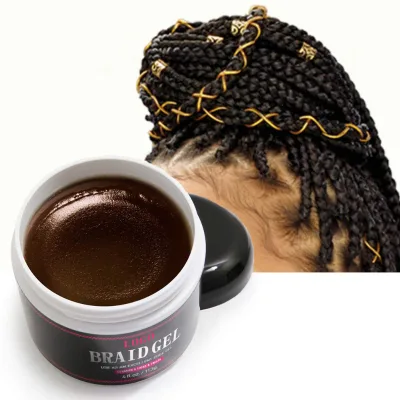 Private Label Wholesale Neat Braid Conditioning Shining Custom Edge Control Hair Gel Hair Wax Shine and Jam for Woman