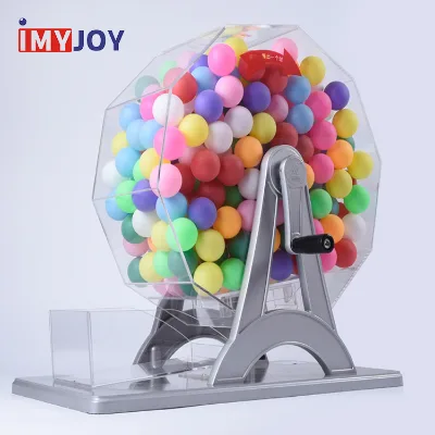 Entertainment Game Manual Lottery Machine Plastic KTV Turntable Numbering Machine