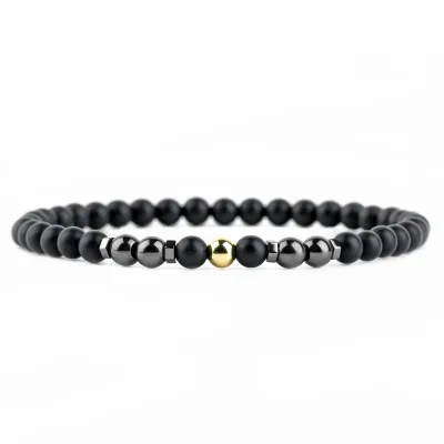 Anti Swelling Black Obsidian Anklets for Women Men Natural Healing Stone Yoga Bracelet Anklet Foot Energy Healing Gemstone Ankle