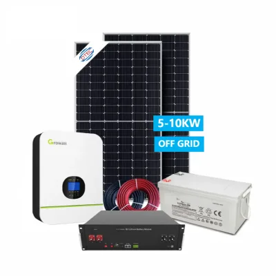 Hot Selling Complete Set 1kw 3kw 5kva 10kw Off Grid Solar Energy System Hybrid Solar Power System with MPPT & PWM Controller
