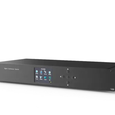FY-6420M DSP Conference Controller, AFC AEC Noise Cancelling, Supports 75-90 Mics Long Distance Transmission