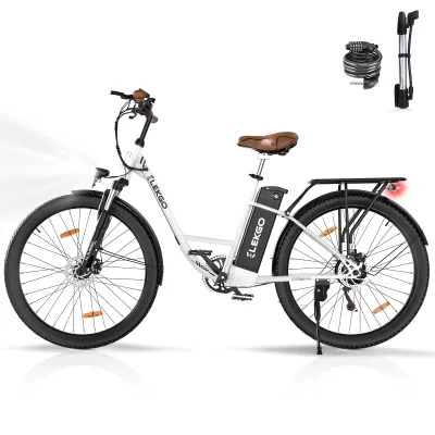 ELEKGO EGO31 Factory Wholesale Comfortable 28" 36v 12Ah Carbon Fibre Commuting Electric Road Bike250W for EU