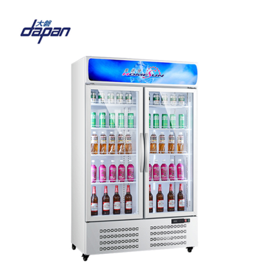 Mini Stainless Steel Fridge Glass Door Pepsi Display Fridge Drink Fridge Commercial Refrigerator