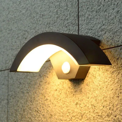 Semicircle Sharped LED Decoration Wall Lamp 24W Motion Sensor Wall Light