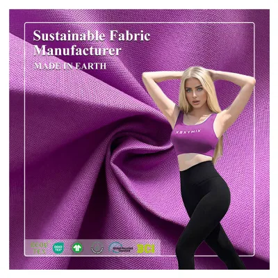 Eco-Friendly Organic Knitted 100% Bamboo Pique Fabric for Polo T-shirt