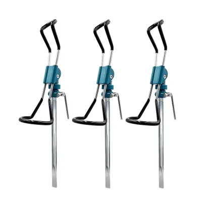 Fishing Rod Holders for Bank Fishing 360 Degree Adjustable Fishing Pole Ground Beach Stand Bracket Equipment