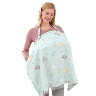 Breastfeeding Cotton Lace-Up Cape Outdoor Gadget Privacy Multi-function Cover Anti-Exposure Summer Breathable Thin