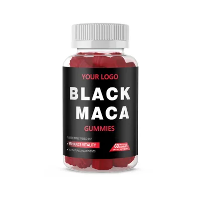 Natural Health Supplement Maca Root Extract Gummies Black Maca Gummies Enhance Vitality in Men