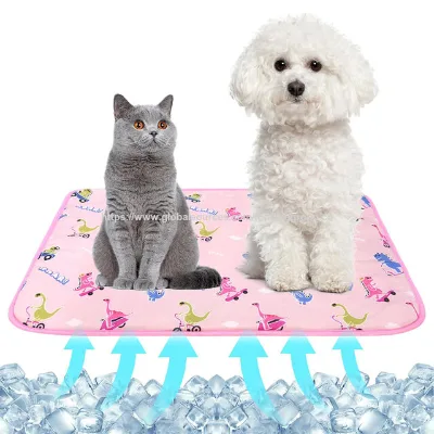 Hot Sell Cat Dog Cushion Pad Sleeping Cool Comfortable Soft Anti-Scratch Cooling Mat Summer Ice Pad Cat Dog Summer Pet Cooling Mat