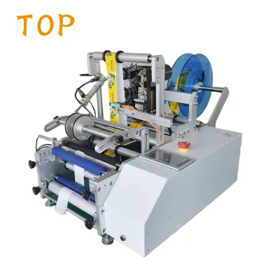 Hot Selling Semi Automatic Water Bottle Labeling Machine Round Bottle Sticker Labeling Machine Bottle Labeling Machine